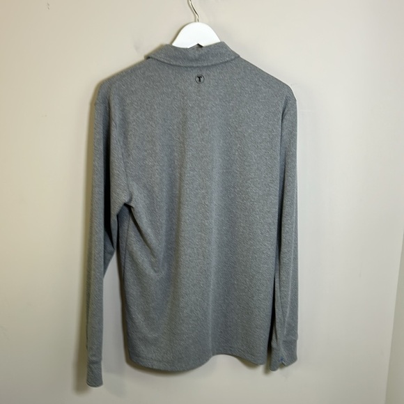Twillory Polo Shirt Mens Gray Performance Athletic Long Sleeve Stretch Sz XL - Picture 5 of 11
